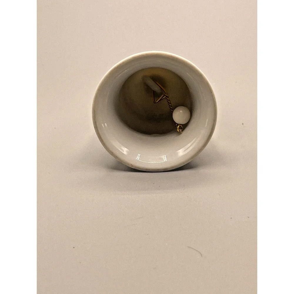 Collectible Vintage Salem Porcelain Christmas Bell-Japan 4